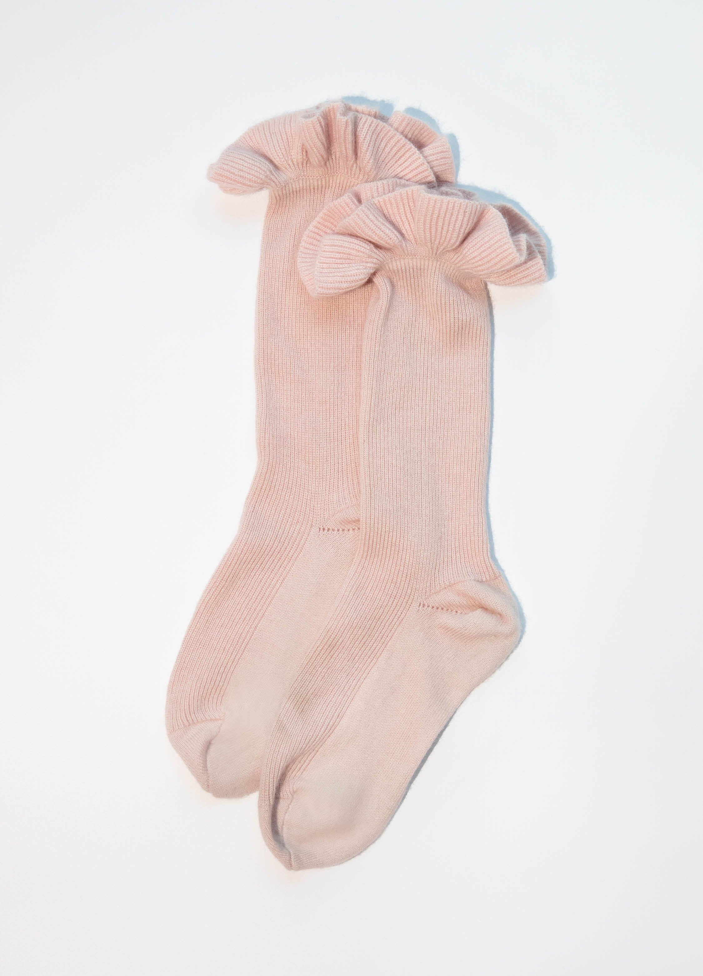 Cashmere Bed Socks - Pink - Image 3