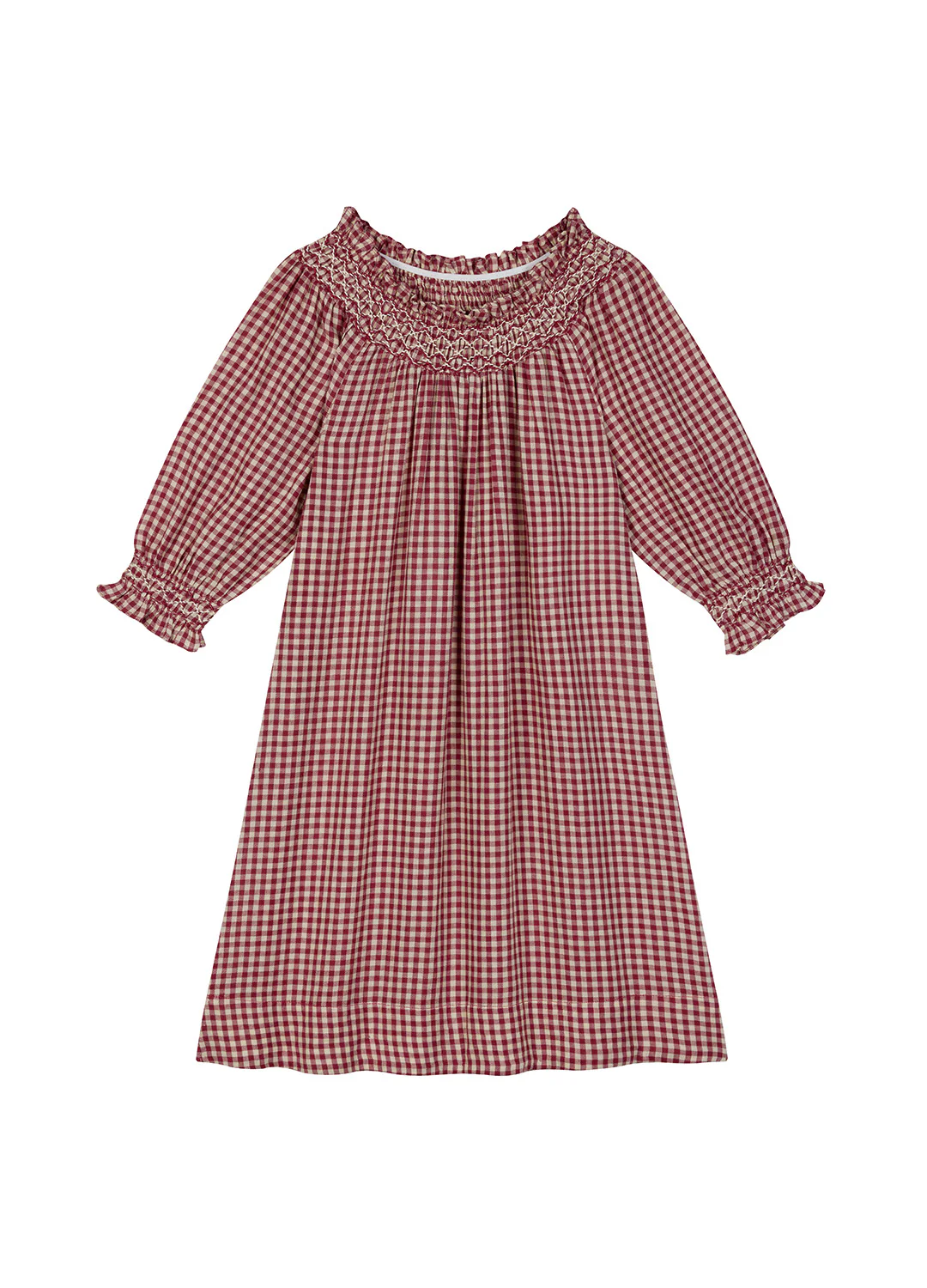 Evie - Rust Gingham - Image 5