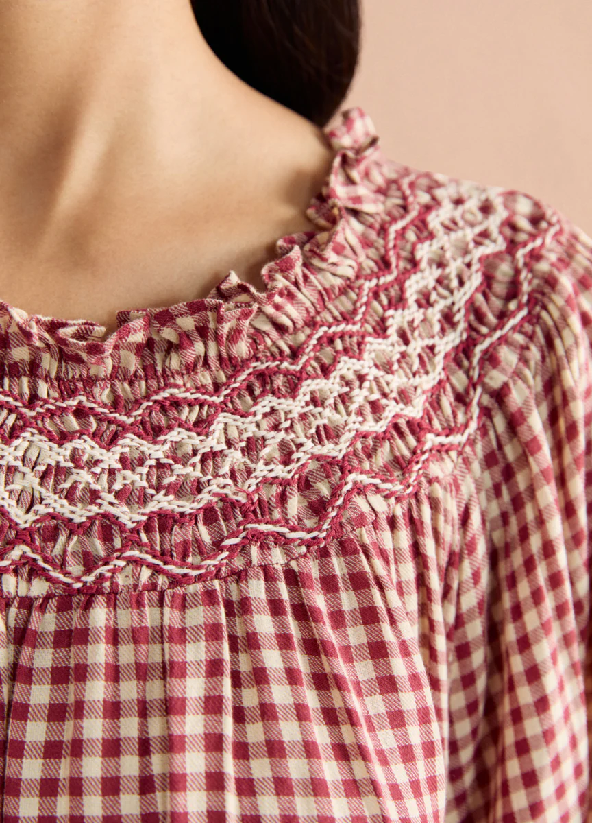 Georgie - Rust Gingham - Image 8