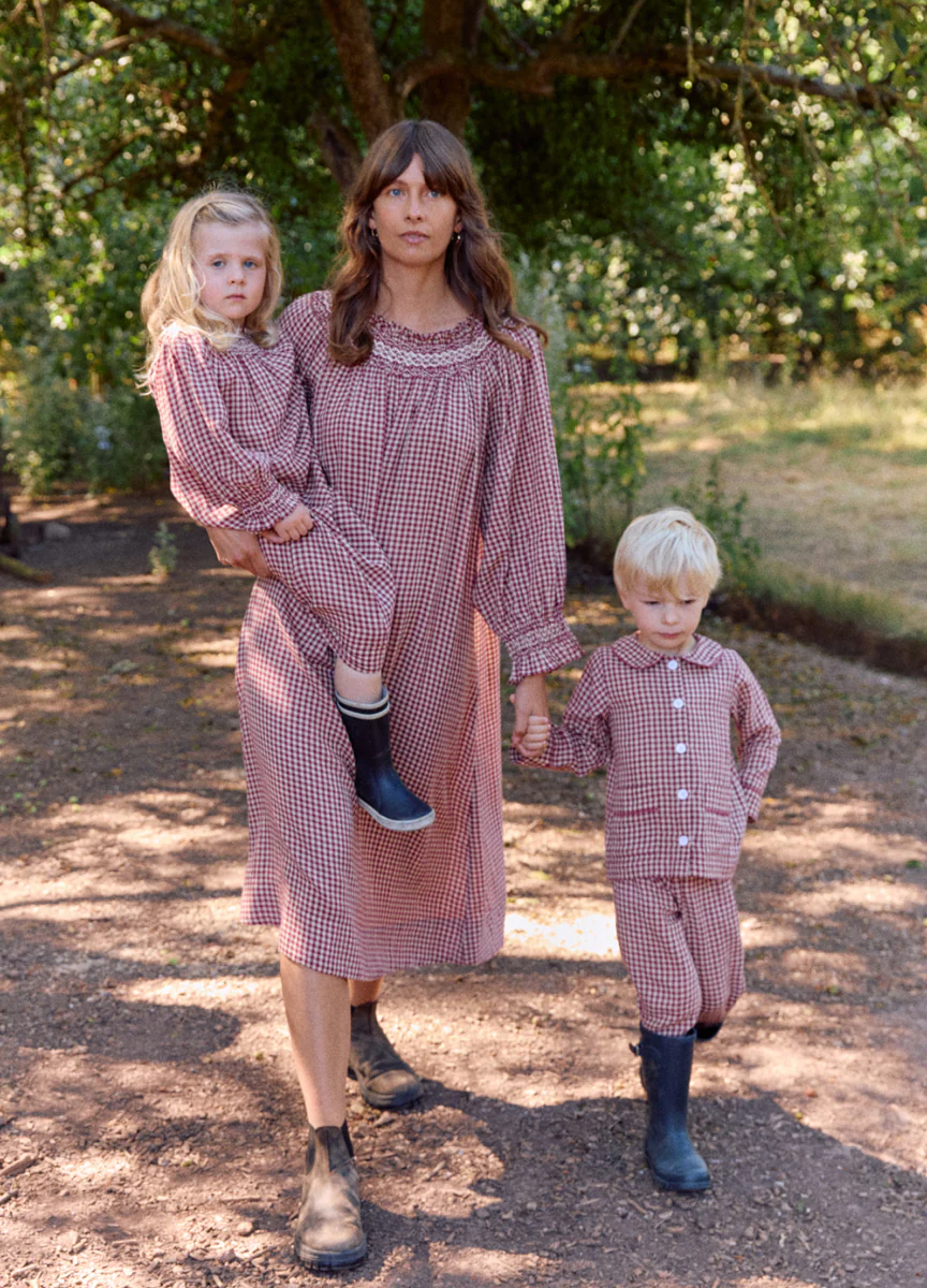 Hugo - Rust Gingham - Image 3