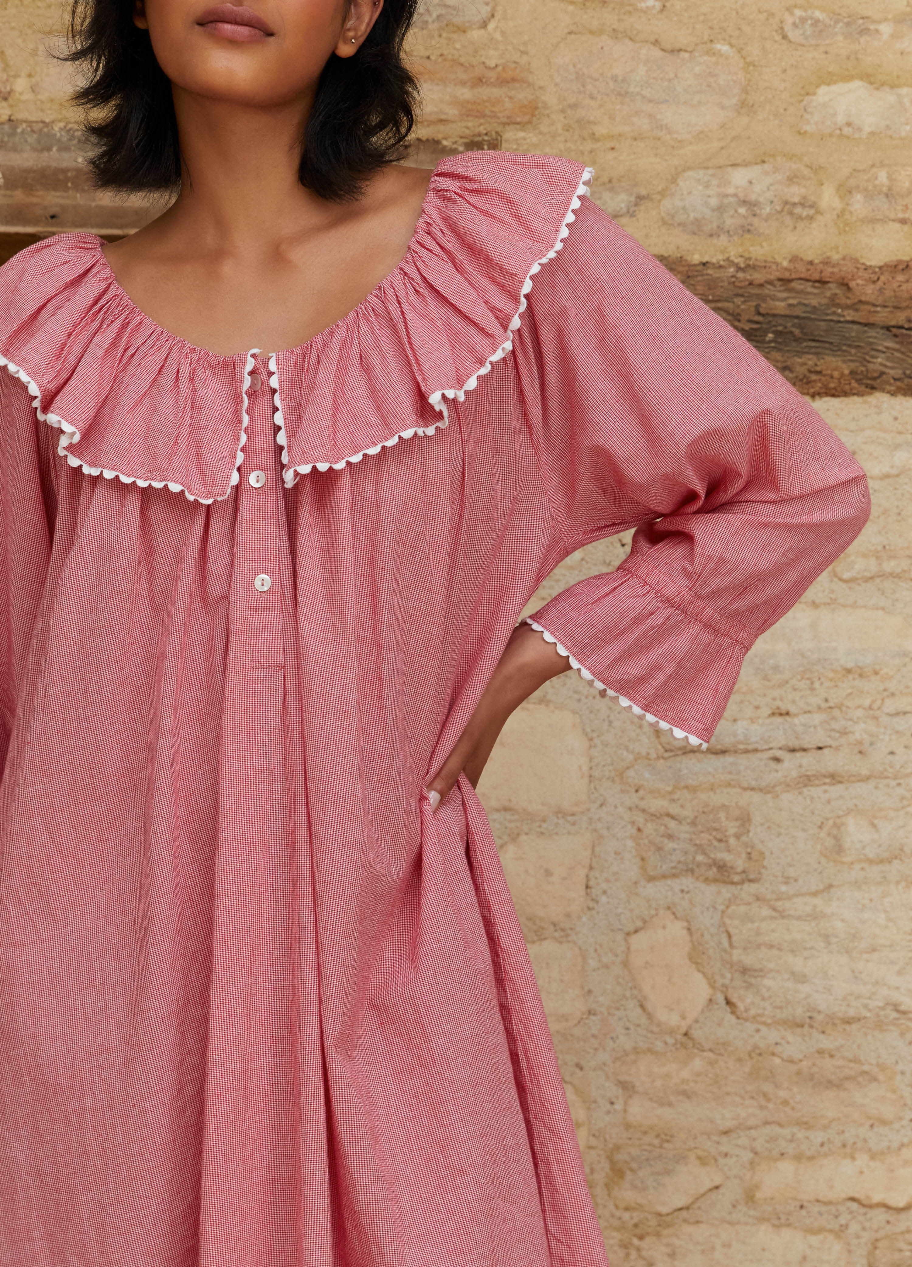 India - Redcurrant Gingham - Image 4