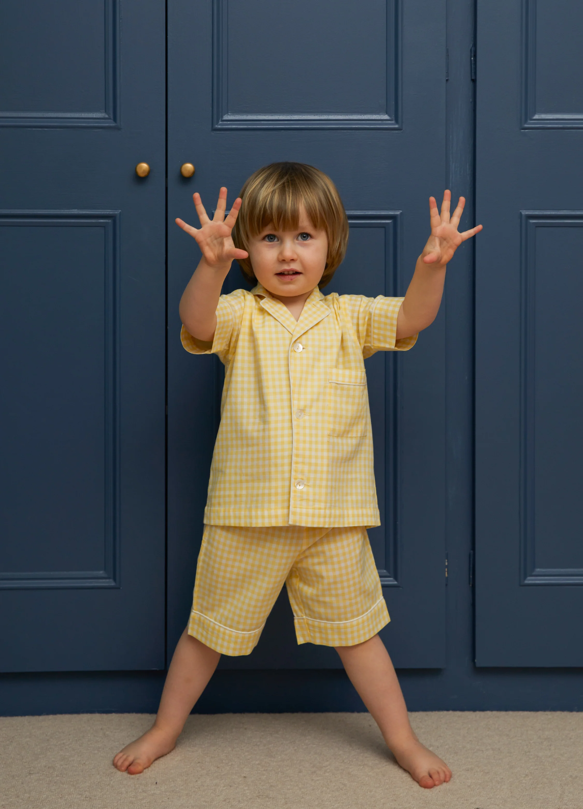 Max - Buttercup Yellow Gingham - Image 3