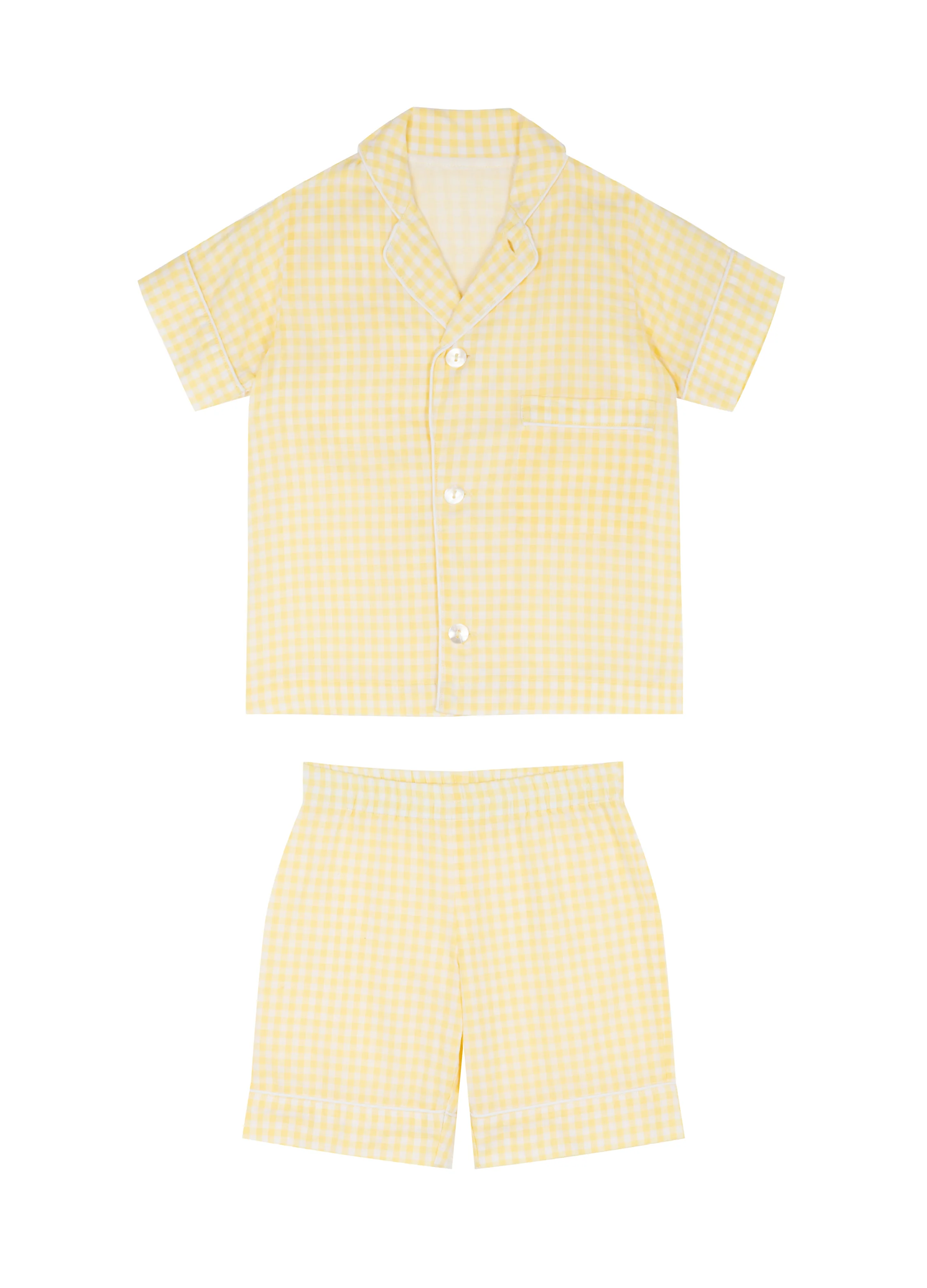 Max - Buttercup Yellow Gingham - Image 5
