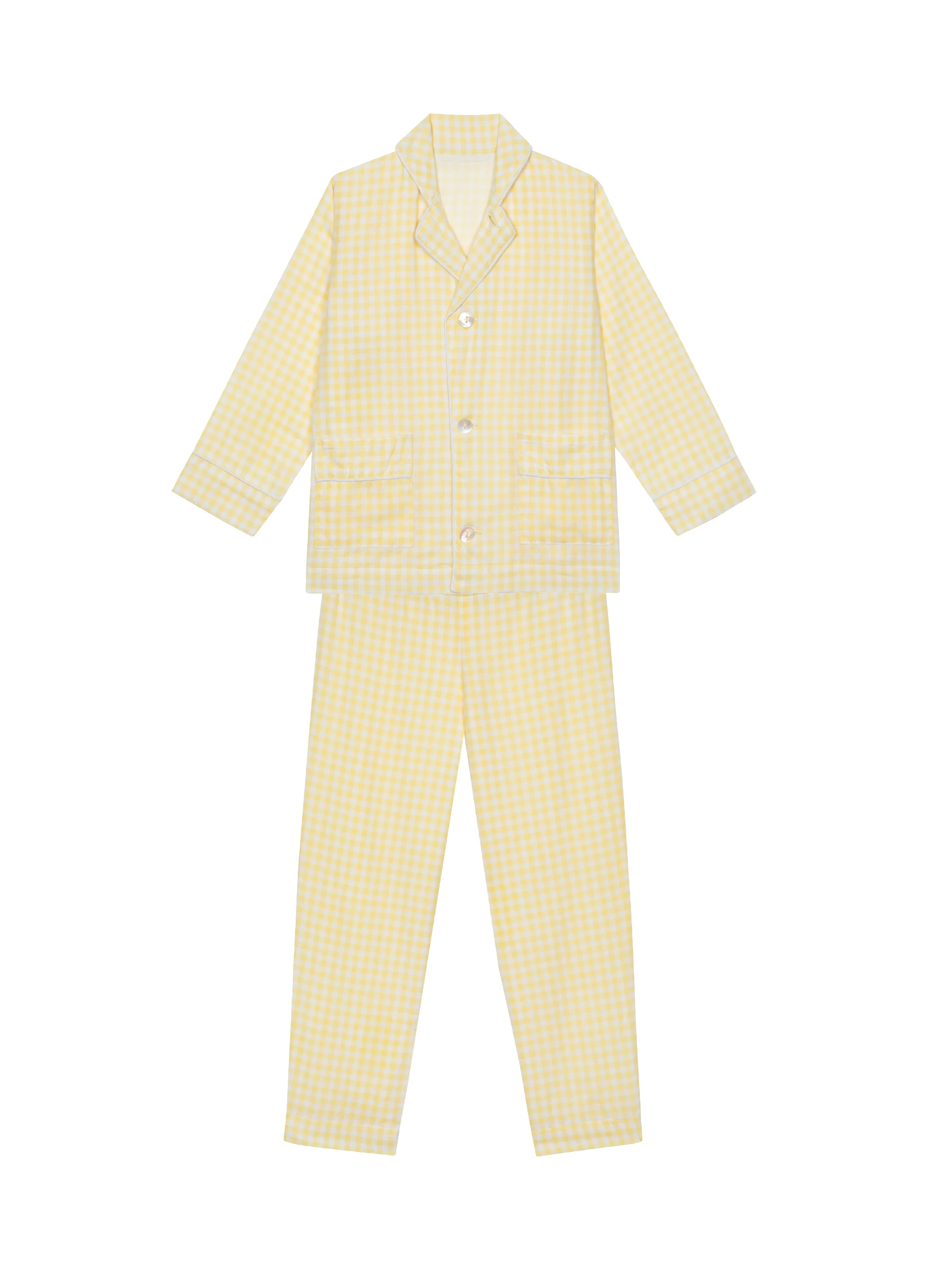 Nico - Buttercup Yellow Gingham - Image 7