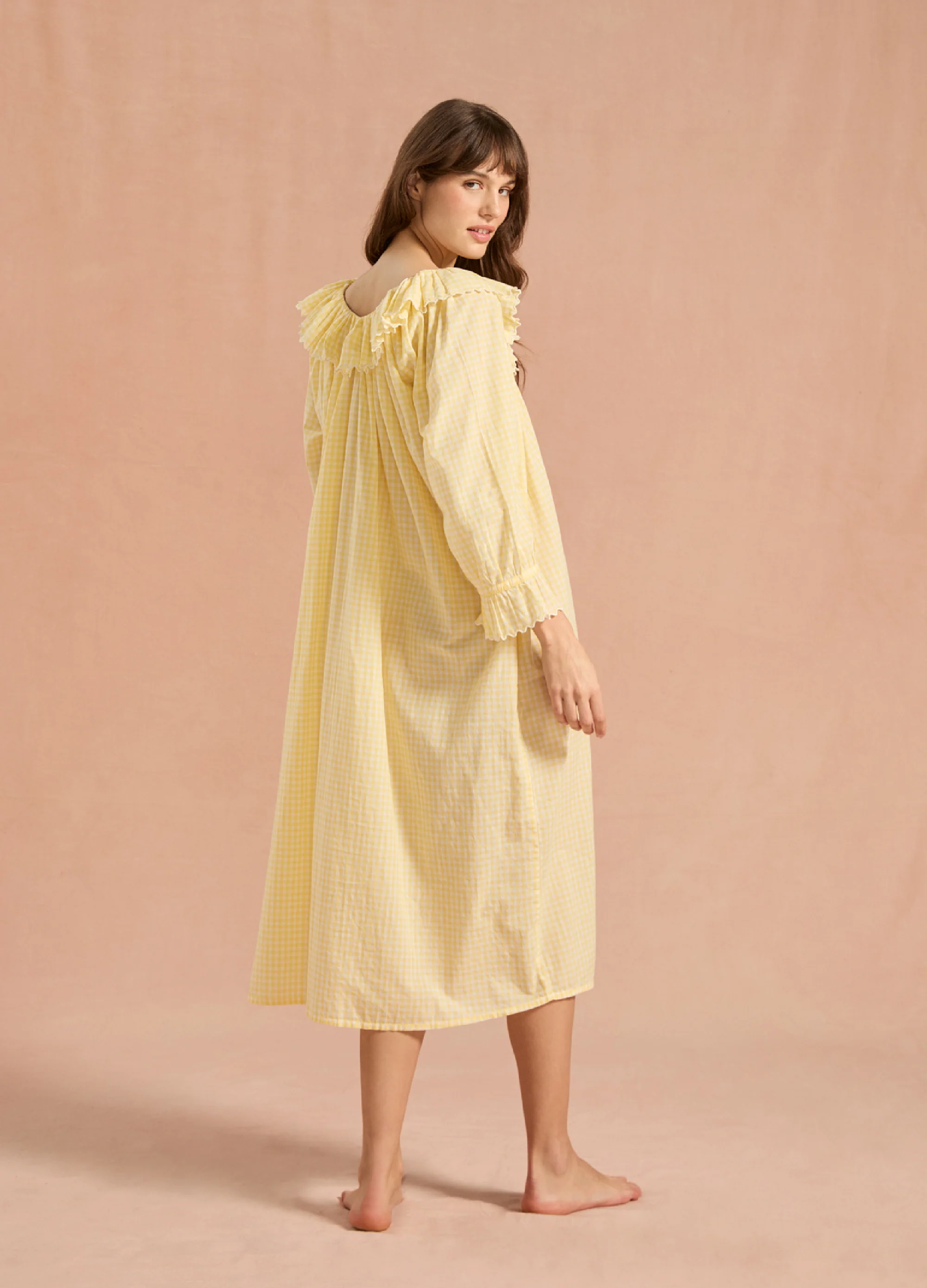 Pandora - Buttercup Yellow Gingham - Image 4