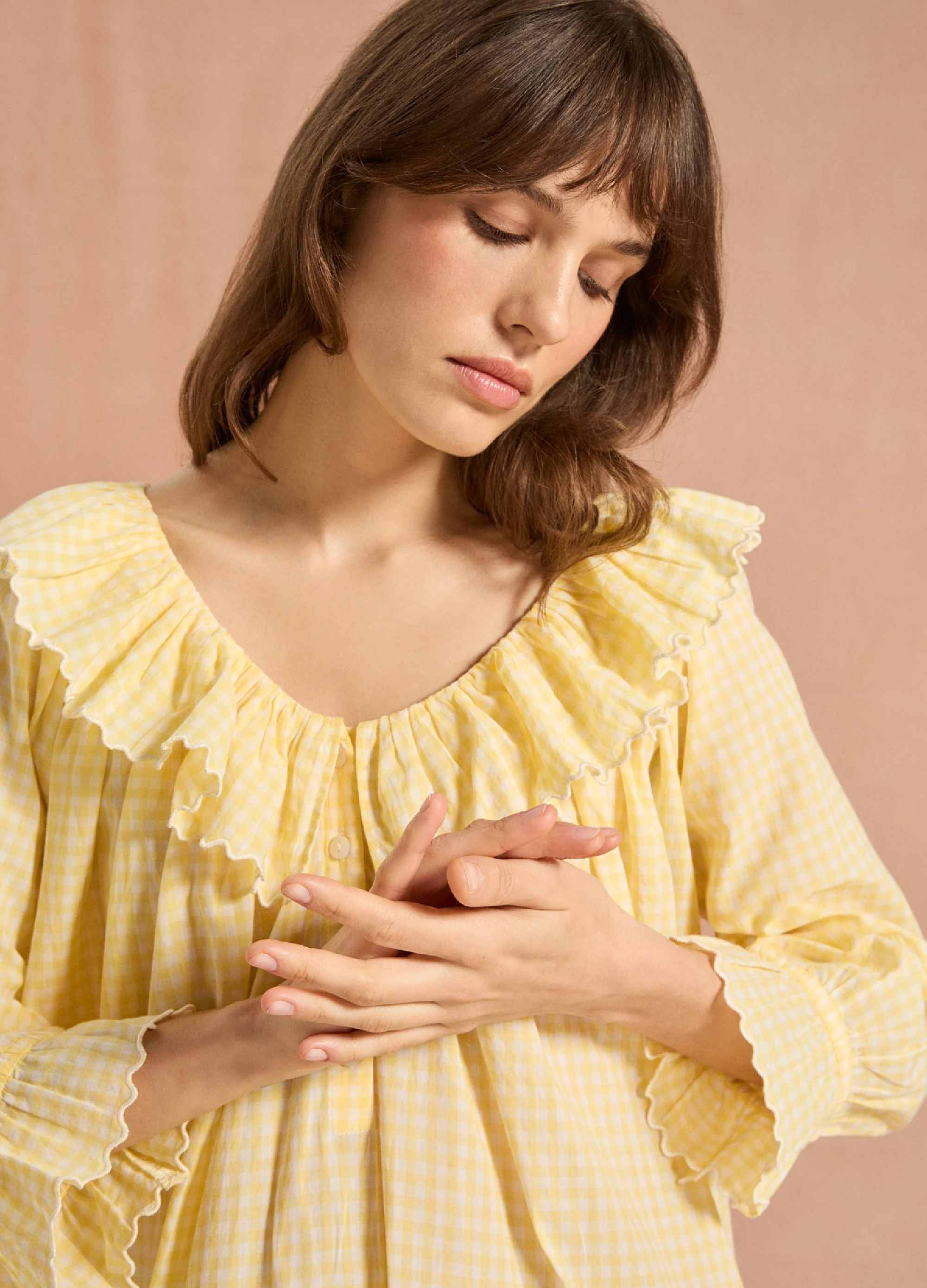 Pandora - Buttercup Yellow Gingham - Image 7